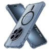 Калъф за Honor Magic7 Pro - Techsuit - Удароустойчив Clear Silicone MagSafe - Опушено Черен