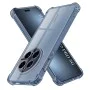 Калъф за Honor Magic7 Pro - Techsuit - Удароустойчив Clear Silicone - Опушено Черен