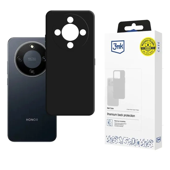 Калъф за Honor Magic8 Lite - 3mk Matt Case - Черен