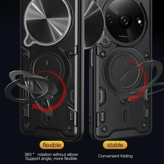 Калъф за Honor Magic8 Lite - Techsuit CamGuard Pro - Лилав