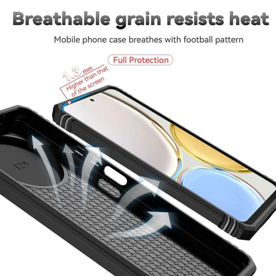 Калъф за Honor Magic8 Lite - Techsuit CamShield Series - Син