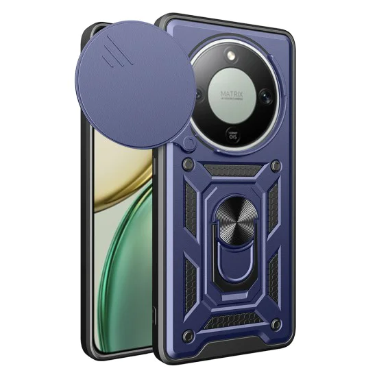 Калъф за Honor Magic8 Lite - Techsuit CamShield Series - Син