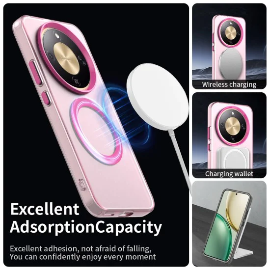Калъф за Honor Magic8 Lite - Techsuit CandyCase MagSafe - Розов