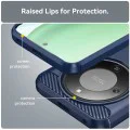 Калъф за Honor Magic8 Lite - Techsuit Carbon Silicone - Син