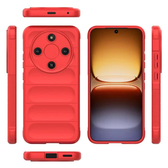 Калъф за Honor Magic8 Lite - Techsuit Magic Shield - Червен