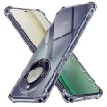 Калъф за Honor Magic8 Lite - Techsuit Shockproof Clear Silicone - Димно черен