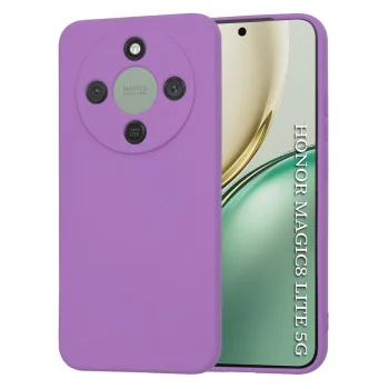 Калъф за Honor Magic8 Lite - Techsuit SoftFlex - Лилав