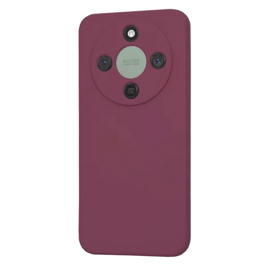 Калъф за Honor Magic8 Lite - Techsuit SoftFlex - Сливово червен