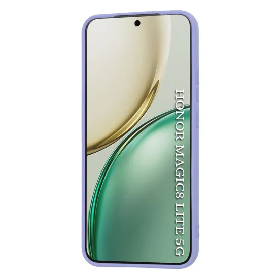 Калъф за Honor Magic8 Lite - Techsuit SoftFlex - Светлолилав