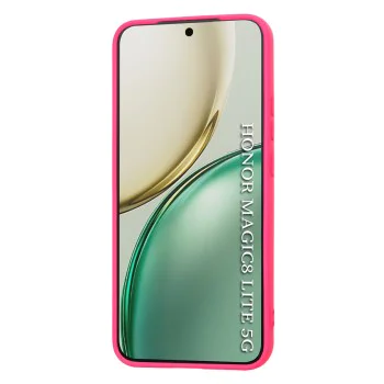 Калъф за Honor Magic8 Lite - Techsuit SoftFlex - Ярко розов