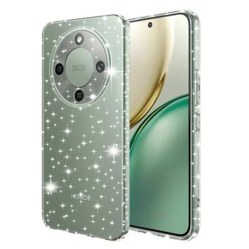 Калъф за Honor Magic8 Lite - Techsuit SparkleSkin Series - Прозрачен