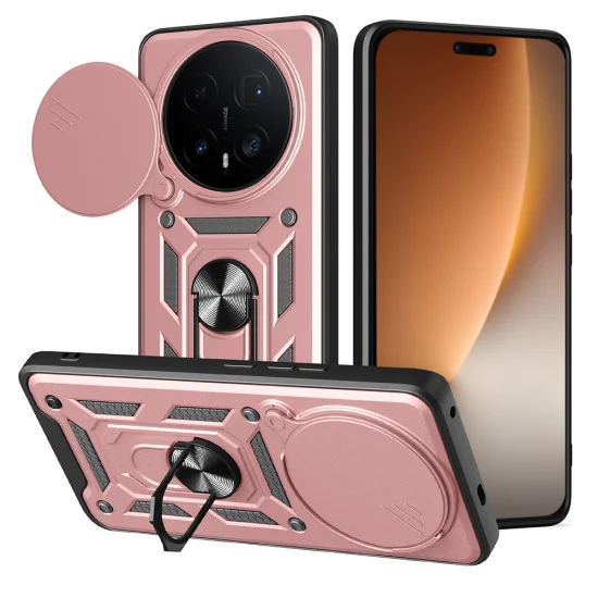 Калъф за Honor Magic8 Pro - CamShield Series - Techsuit - Розово злато