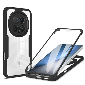 Калъф за Honor Magic8 Pro - ColorVerse 360 Series + протектор - Techsuit - Черен