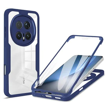 Калъф за Honor Magic8 Pro - ColorVerse 360 Series + протектор - Techsuit - Син