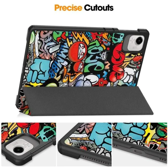 Калъф за Honor Pad X9a / X9 / X8 Pro / X9 Pro - Techsuit - FoldPro - Urban Vibe - Шарен