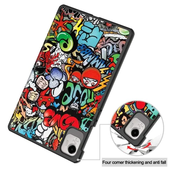 Калъф за Honor Pad X9a / X9 / X8 Pro / X9 Pro - Techsuit - FoldPro - Urban Vibe - Шарен