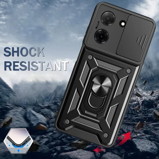 Калъф – Honor X5c Plus – Techsuit CamShield Series – Черен