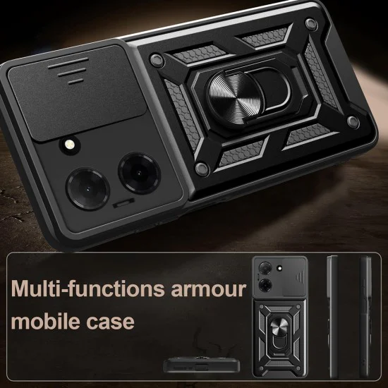 Калъф – Honor X5c Plus – Techsuit CamShield Series – Черен