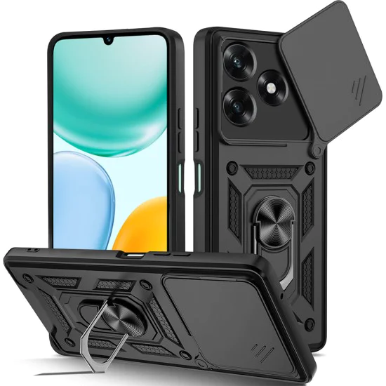 Калъф – Honor X5c Plus – Techsuit CamShield Series – Черен