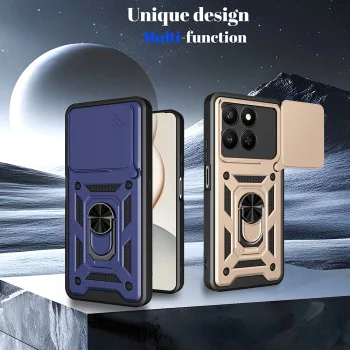 Калъф за Honor X5c Plus - Techsuit CamShield Series - Розово злато