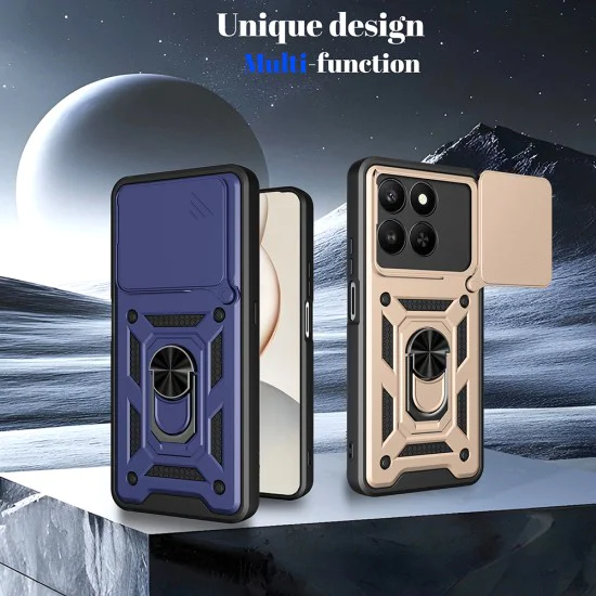 Калъф за Honor X5c Plus - Techsuit CamShield Series - Златист