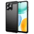 Калъф – Honor X5c Plus – Techsuit Carbon Silicone – Черен
