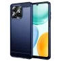 Калъф – Honor X5c Plus – Techsuit Carbon Silicone – Син
