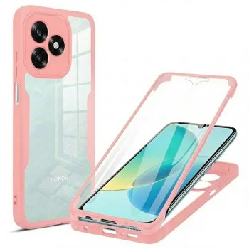 Калъф за Honor X5c Plus - Techsuit ColorVerse 360 Series + Протектор - Розов