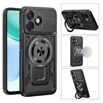 Калъф за Honor X5c Plus - Techsuit RuggedCam - Черен
