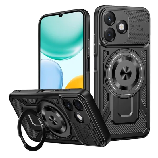 Калъф за Honor X5c Plus - Techsuit RuggedCam - Черен