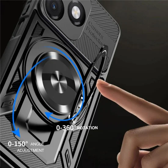 Калъф за Honor X5c Plus - Techsuit RuggedCam - Лилав