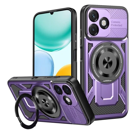 Калъф за Honor X5c Plus - Techsuit RuggedCam - Лилав