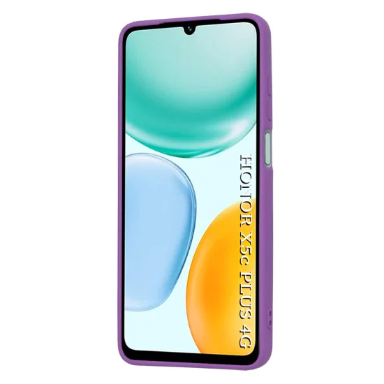 Калъф за Honor X5c Plus - Techsuit SoftFlex - Лилав