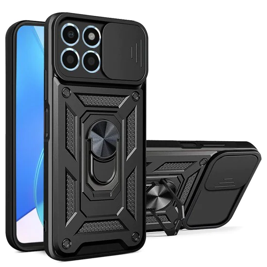 Калъф за Honor X6 / X8 5G / 70 Lite - CamShield Series - Черен