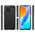 Калъф за Honor X6 / X8 5G / 70 Lite - Carbon Silicone - Черен