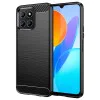 Калъф за Honor X6 / X8 5G / 70 Lite - Carbon Silicone - Черен