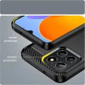 Калъф за Honor X6 / X8 5G / 70 Lite - Carbon Silicone - Черен