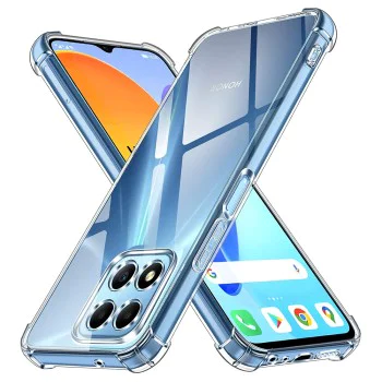 Калъф за Honor X6 / X8 5G / 70 Lite - Удароустойчив Прозрачен Силиконов - Прозрачен