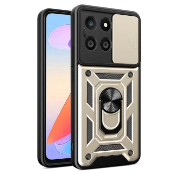 Калъф за Honor X6a - Techsuit - CamShield Series - Златист