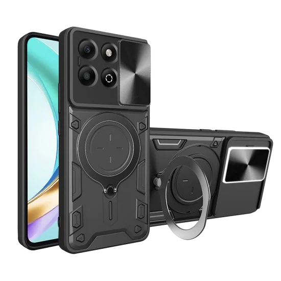Калъф за Honor X6b - CamGuard Pro - Черен