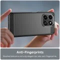 Калъф за Honor X6b - Carbon Silicone - Черен
