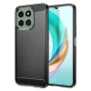 Калъф за Honor X6b - Carbon Silicone - Черен
