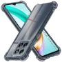 Калъф за Honor X6b - Techsuit - Удароустойчив Clear Silicone - Опушено Черен