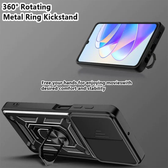Калъф за Honor X7a - CamShield Series - Techsuit - Син