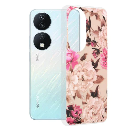 Калъф за Honor X7b / X7b 5G / 90 SMART - Marble Series - Mary Berry Nude