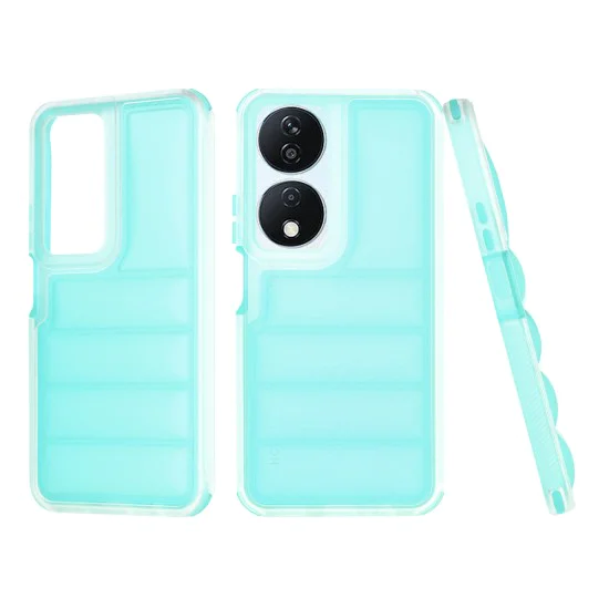 Калъф за Honor X7b / X7b 5G / 90 SMART - Wave Shield - Turquoise