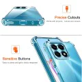 Калъф за Honor X8a - Удароустойчив Прозрачен Силиконов - Прозрачен