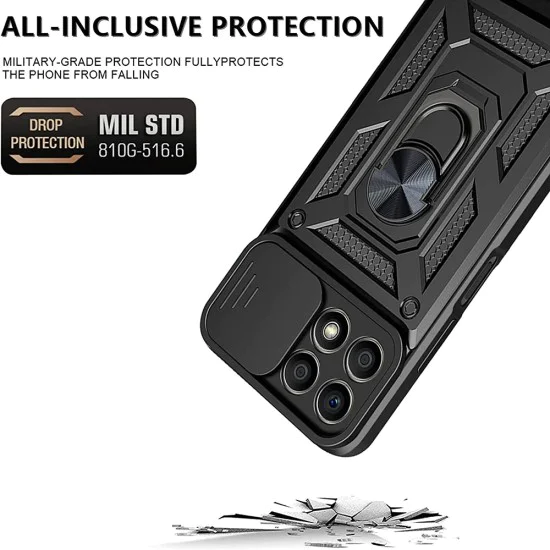 Калъф за Honor X8b - CamShield Series - черен