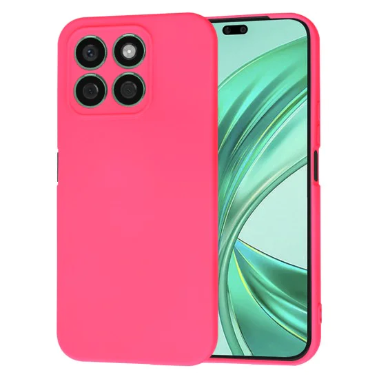 Калъф за Honor X8b - Techsuit - SoftFlex - Ярко розов