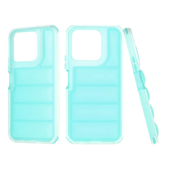 Калъф за Honor X8b - Wave Shield - Turquoise